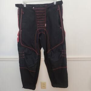 Vintage Y2K Core Division Paintball Pants Size Medium Mens Dye Hybrid 2004 Red